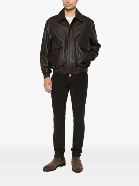 Pantaloni Dondup de catifea cord maro