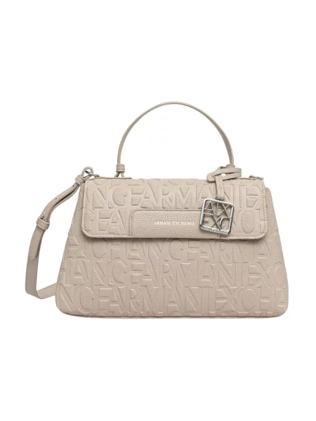 Armani Exchange torebka crossbody beżowa