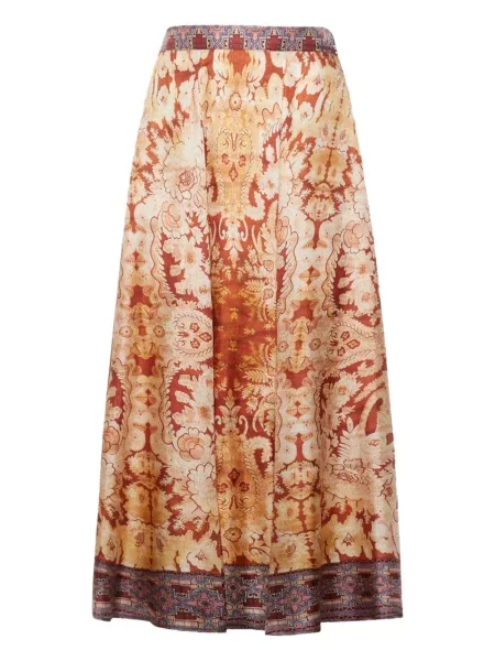 Fusta plisata Pierre-louis Mascia de mătase plisată