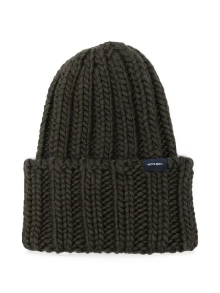 Căciulă Woolrich tricotate chunky gri
