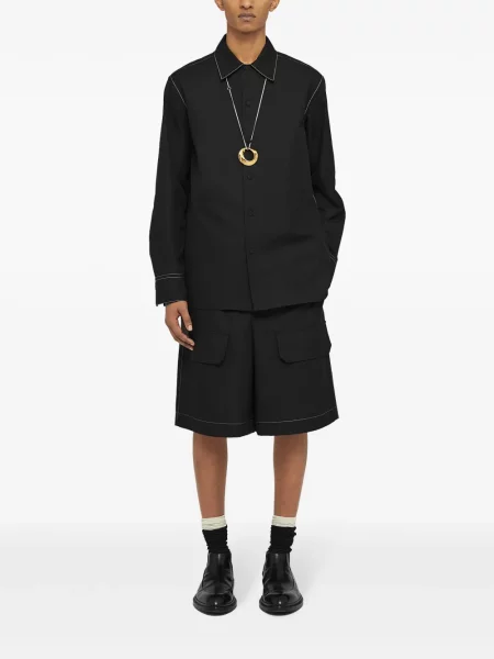 Bermudy Jil Sander czarne