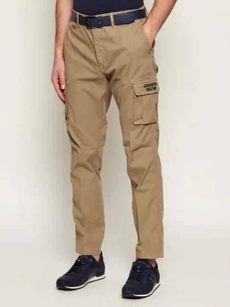 Aeronautica Militare Pantaloni cargo | Slim Fit bej