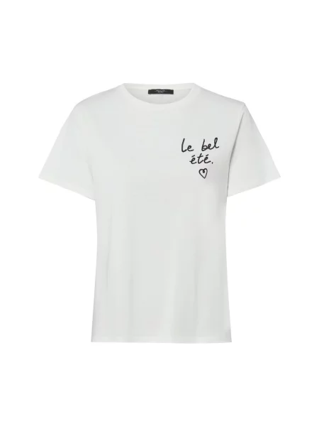 Weekend Max Mara Koszulki Kobieta S Bora Jersey T-shirt biały