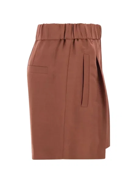 Pantaloni scurți Brunello Cucinelli maro