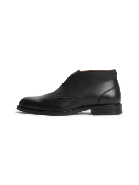 TOMMY HILFIGER Botine Chukka CORPORATE' negru