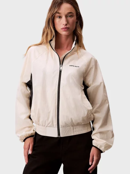 Джинсова куртка Calvin Klein Jeans ретро біла