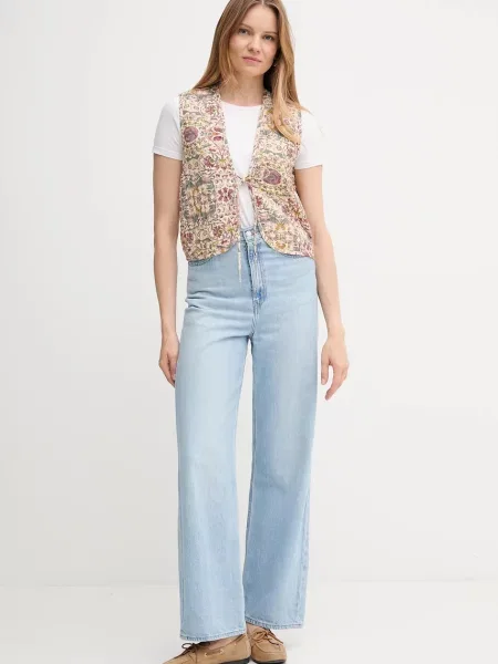 Жилетка Hoss Intropia однобортна бежевий