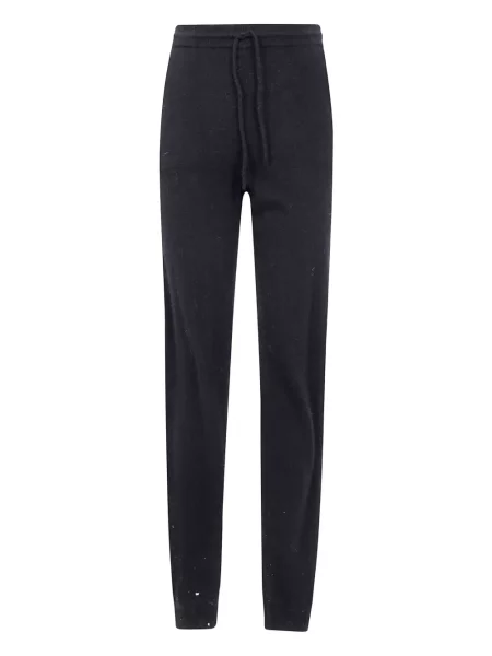 Pantaloni Absolut Cashmere din cașmir negru
