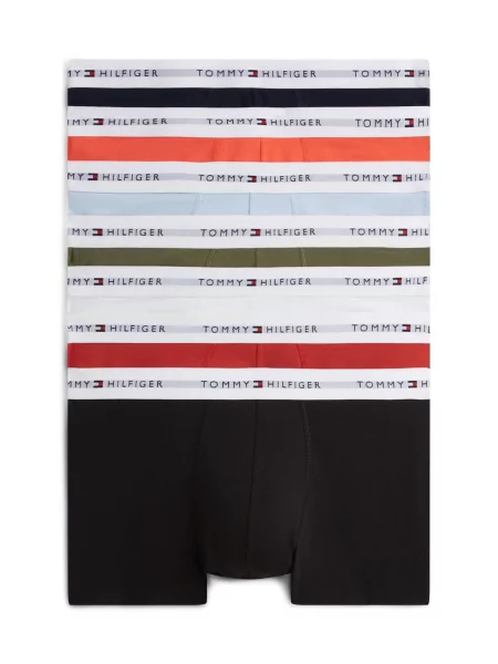 Tommy Hilfiger Underwear Boxerky svetlomodrá / olivová / oranžová / čerešňová / čierna biela