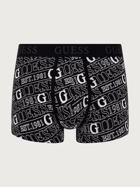 Guess bokserki dopasowane z czarne