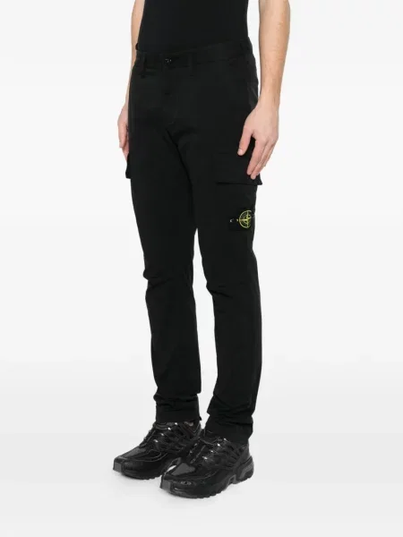 Cargo kalhoty Stone Island s kamínky černé