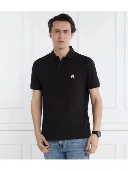 Tommy Hilfiger Tenisz póló fekete