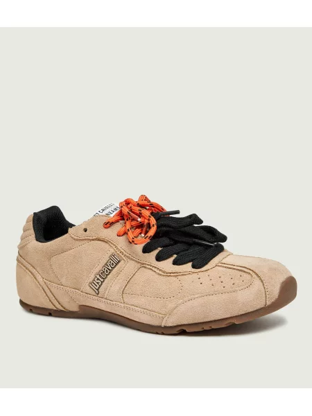 Just Cavalli Sneakers | piele întoarsă bej
