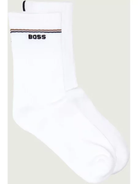 BOSS BLACK Șosete QS Iconic CC W alb