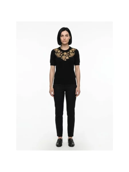 Sweter Dolce And Gabbana wełniany czarny