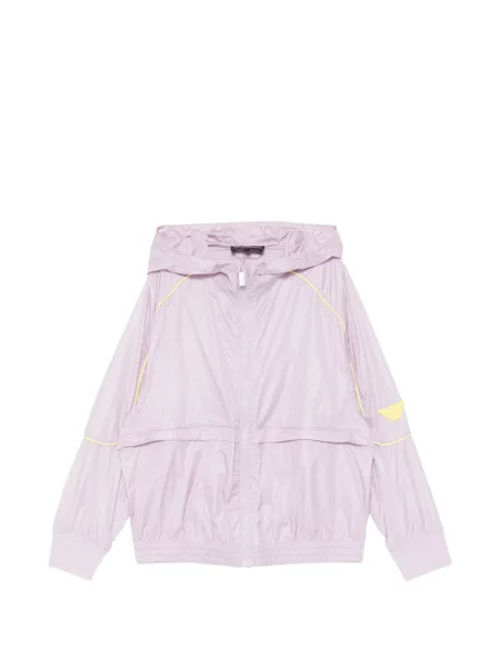 Kurtka dziecięca Emporio Armani fioletowa