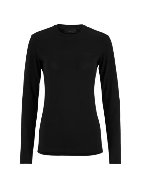 Dugo top Craft s okruglim izrezom crna