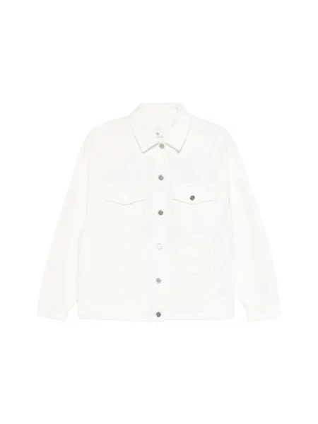 Kurtka jeansowa Anine Bing biała