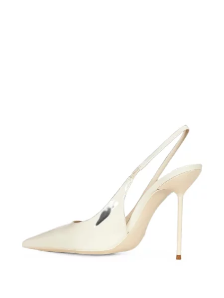 Pantofi cu toc Paris Texas din piele slingback