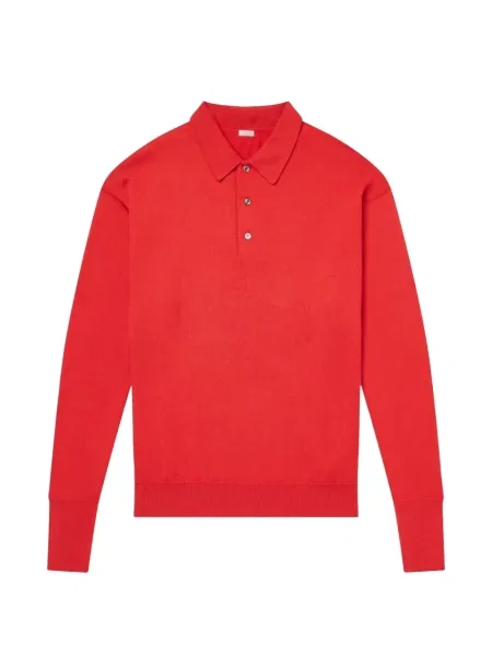 Lung tricou polo A.presse roșu