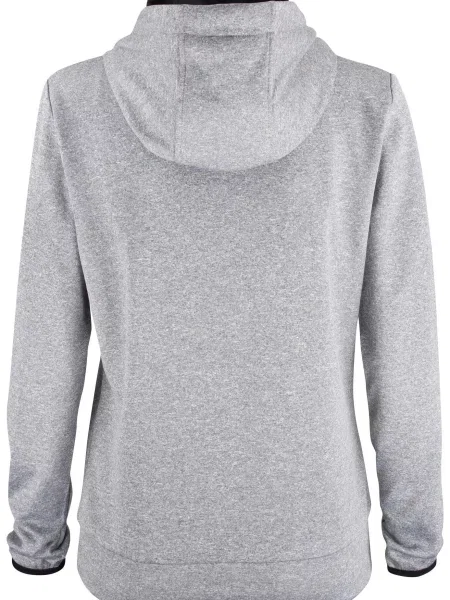 Clique Oakdale bluza z kapturem funkcjonalna – ash szara