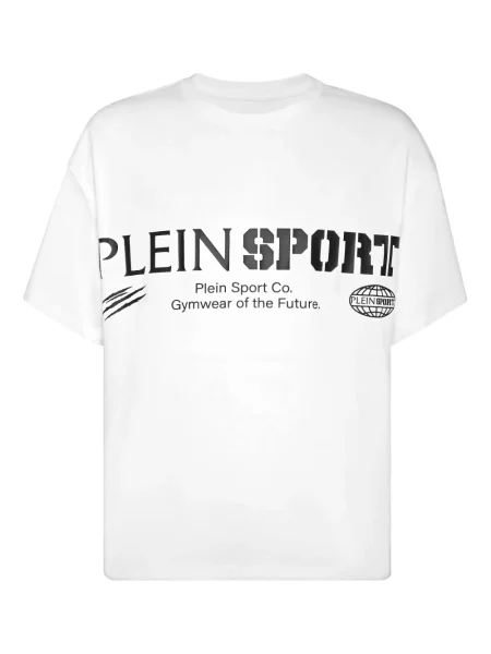 Tricou Plein Sport cu imagine alb
