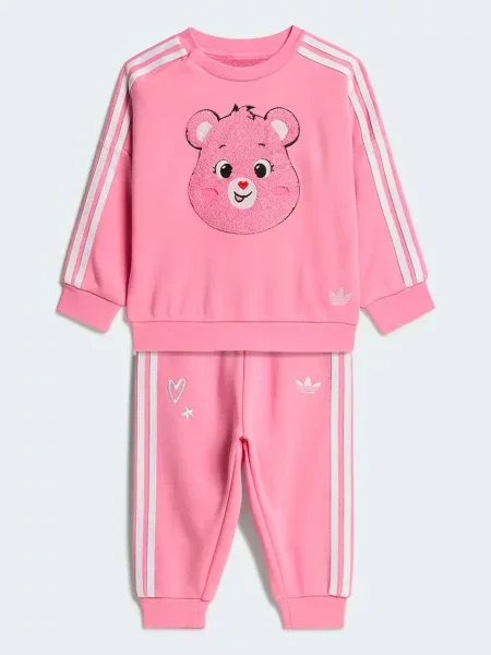 Adidas Originals tepláková souprava dětská s bavlnou CARE BEARS růžová