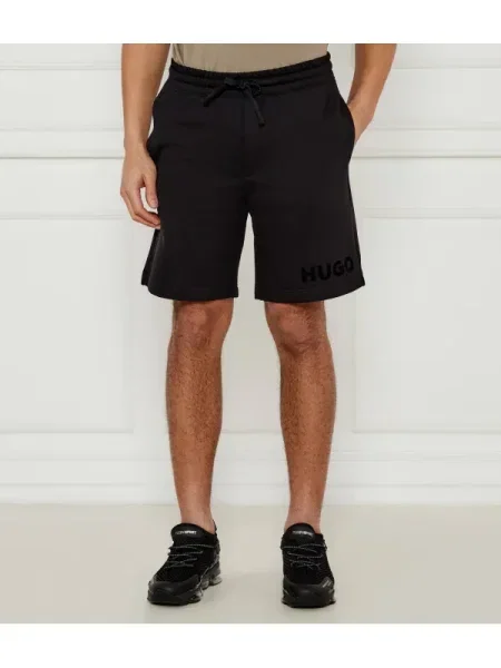 HUGO Pantaloni scurți Dinkoe negru