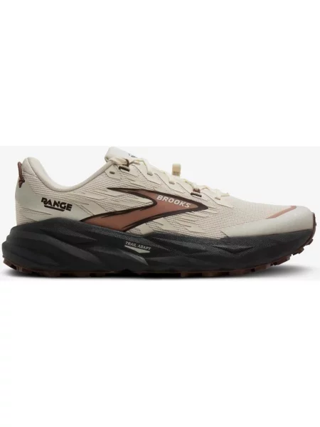 Buty do biegania Brooks Range Medium beżowy brązowy czarny