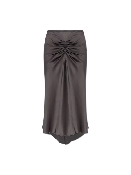 Spódnica midi Victoria Beckham szara