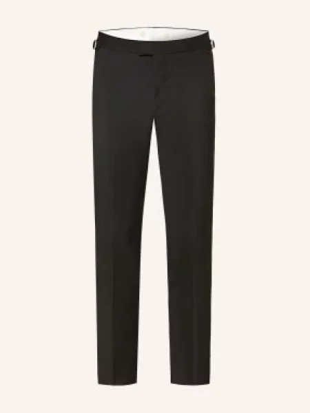 Tiger Of Sweden Kouřové Kalhoty Tenuta Slim Fit black černé