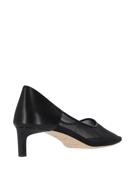 Pantofi cu toc Dear Frances plasă negru