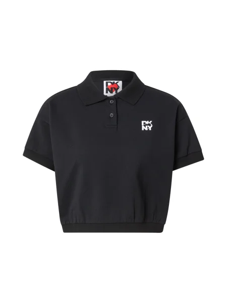 DKNY Tricou negru alb