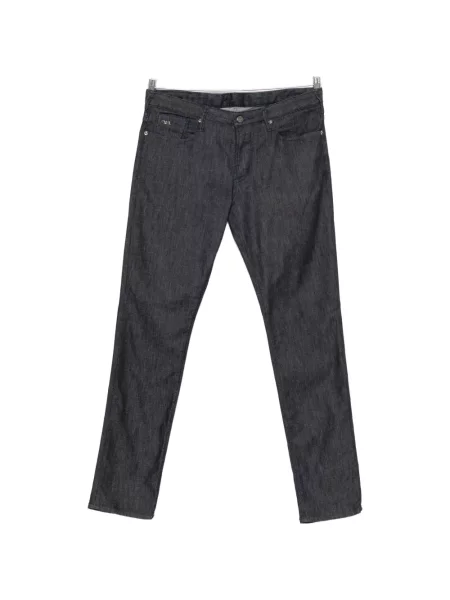 Blugi Emporio Armani cu autograf albastru