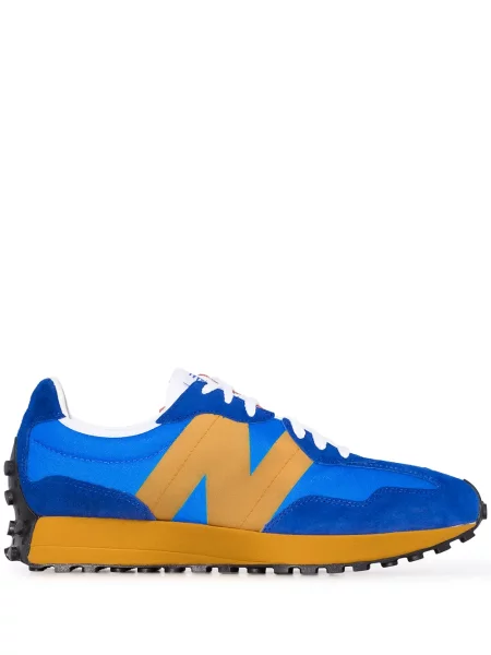Sneakerși New Balance 327 cu șireturi din dantelă albastru