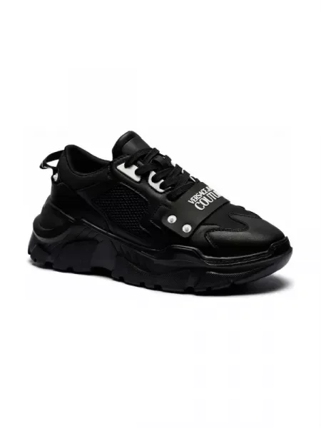 Versace Jeans Couture Sneakers FONDO SPEEDTRACK cu adaos de piele negru