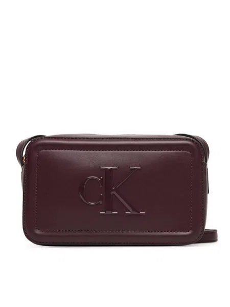 Rankinė Calvin Klein Bold Ck Camera Bag Vyšninė raudona