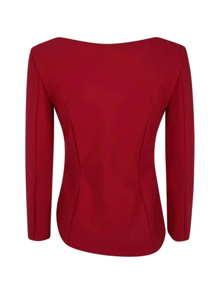 Top Chiara Boni La Petite Robe asimetric roșu