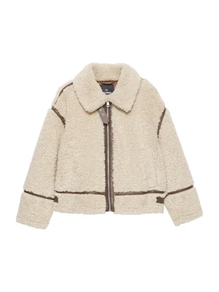 Pull&Bear Geacă de primăvară-toamnă crem maro