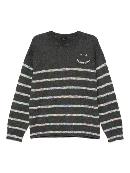 Pulover Ps Paul Smith cu dungi gri