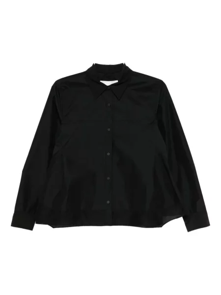 Cămașă 3.1 Phillip Lim din poplin negru