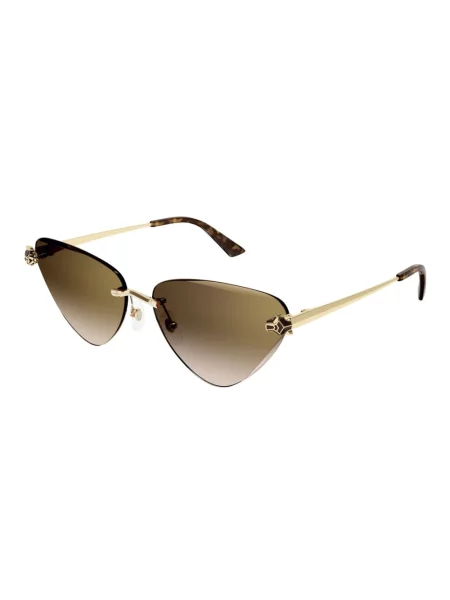 Cartier Okulary Przeciwsłoneczne gold żółte