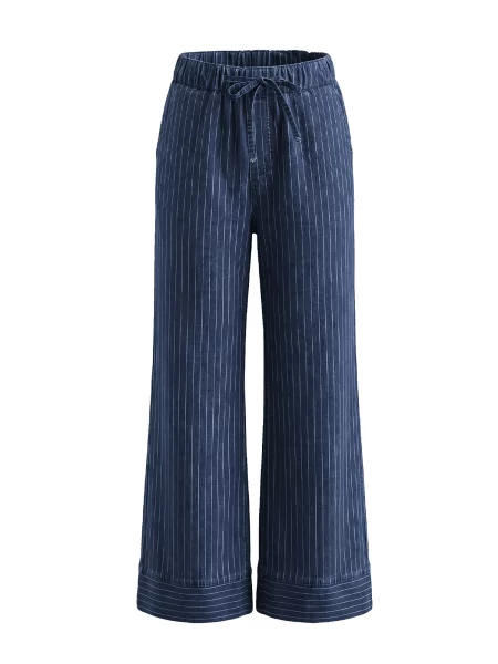Imily Bela Jeans bleumarin alb