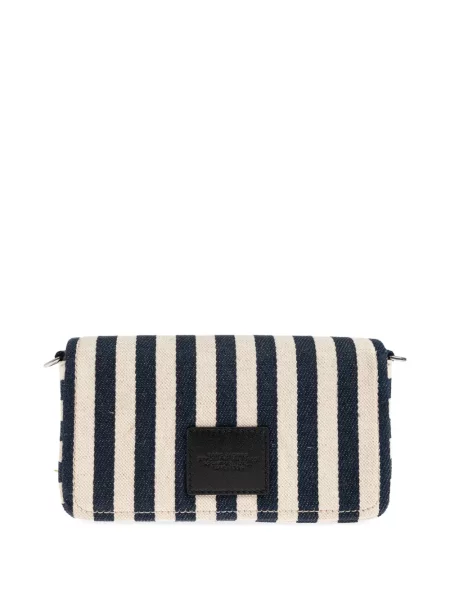 Geantă Marc Jacobs cu dungi albastru