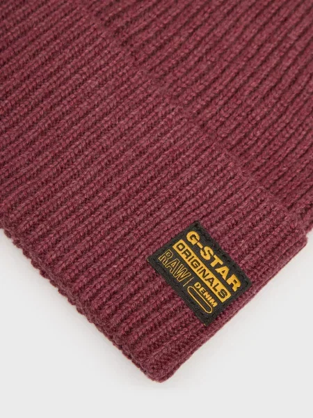 Шапка G-star Raw бордова