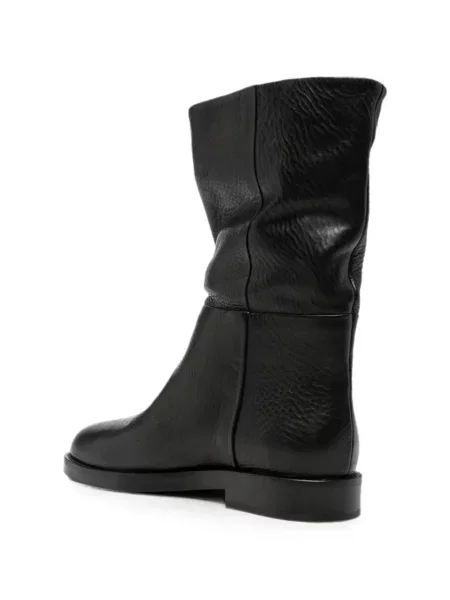 Botine Agl din piele negru