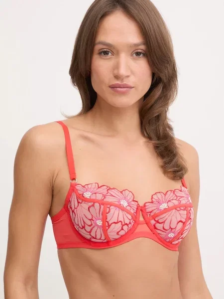 Chantelle podprsenka krajková červená