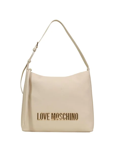 Geantă LOVE MOSCHINO Bej alb