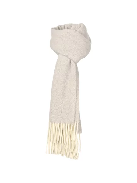 Fular Gran Sasso cu franjuri cu model herringbone