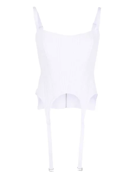 Podkoszulka Dion Lee z gorsetem fioletowa